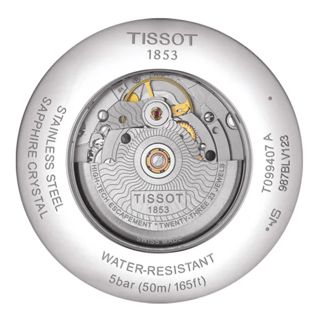 【TISSOT 天梭 官方授權】杜魯爾 80動力儲存機械錶 母親節(T0994072203802)