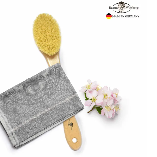 【BRAUN WETTBURG 珀薇】德國製植物纖維SPA按摩乾刷(乾刷/沐浴按摩美容/雙11)