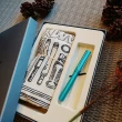 【LAMY】塗鴨帆布袋禮盒+太平洋藍鋼珠筆(384)