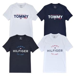 【Tommy Hilfiger】成人 經典大LOGO 短T 短袖(版型偏大4款可選)