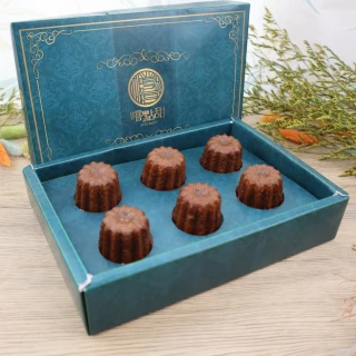 【嚐點甜】法式黃金可麗露-巧克力風味(每盒8顆x25g)