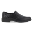 【ecco】HELSINKI CLASSIC 方頭紳士套入式正裝皮鞋 網路獨家 男鞋(黑色 54070401001)