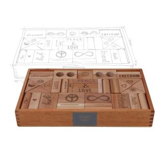 【Wooden Story】大型原木積木組(72入)