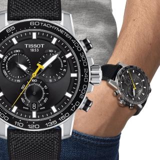 【TISSOT 天梭】SUPERSPORT 賽車運動時尚錶 手錶 情人節 禮物(T1256171705102)