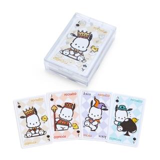 【SANRIO 三麗鷗】復古馬戲團系列 撲克牌造型便條紙 帕恰狗 附收納盒(文具雜貨)