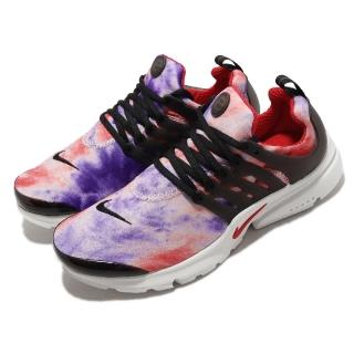 【NIKE 耐吉】休閒鞋 Air Presto Tie-Dye 紅 紫 渲染 男鞋 女鞋 魚骨鞋 襪套式(CT3550-501)