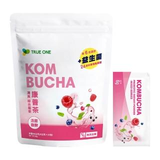 【食在加分】活菌發酵康普茶-清爽綜合莓果6公克*10包/袋(100%天然發酵康普茶)