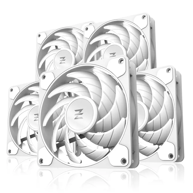 【EZDIY-FAB】方框電腦散熱風扇 適用於桌上型電腦、智慧溫控超靜音 立方體散熱風扇-5顆(電腦散熱風扇)