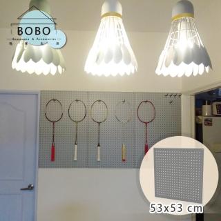 【撥撥的架子】一片 53x53cm 居家洞洞板置物架 臥室牆上洞洞板 牆面裝飾架 玄關佈置配件收納架(洞洞板單片)