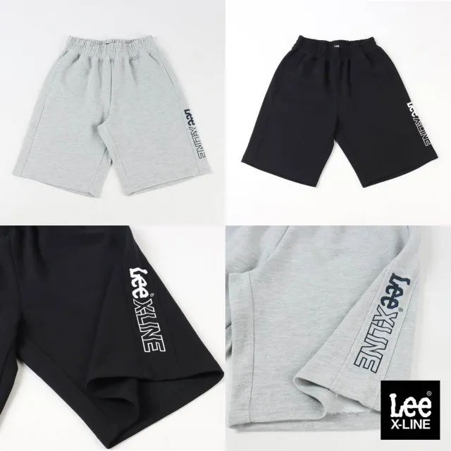 【Lee】男裝 休閒短褲 / 寬版鬆緊抽繩 運動針織 共2色 / X-LINE 系列(LL2201229CG / LL220122K11)