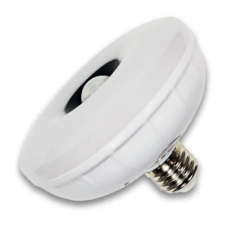 【明沛】7W LED雙效感應燈-E27銅頭型-(感應燈+小夜燈-全電壓都可使用-人來大燈亮 人走小燈亮-MP6774)