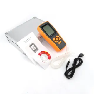 【精準科技】數位式微壓計 水壓檢測儀 數字差壓計 壓力測量儀 差壓計 電子壓力表(MET-PMI14+2工仔人)
