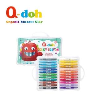 【Q-doh】絲滑蠟筆silky crayon(24色)