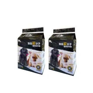 【美國BV Pets】厚款竹炭寵物尿布墊-4包(寵物尿墊/尿布/尿片/犬貓適用)