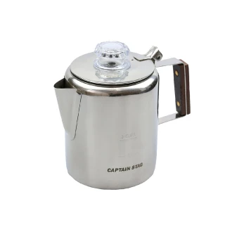 【CAPTAIN STAG】鹿牌18-8不鏽鋼咖啡壺3杯(M-1225)