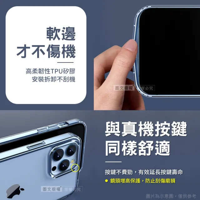 【CITY晶鑽彩盾】iPhone 13 Pro Max 6.7吋 抗發黃透明殼 氣囊軍規防摔手機殼