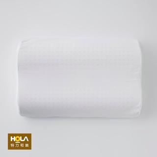 【HOLA】馬來西亞乳膠枕曲線型H10/12cm