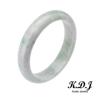 【K.D.J 圓融珠寶】春彩飄綠點翡翠手鐲玉鐲天然Ａ貨