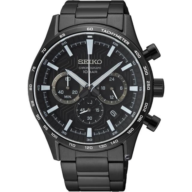 【SEIKO 精工】CS系列競速賽車計時腕錶(SSB415P1/8T63-00Y0SD)