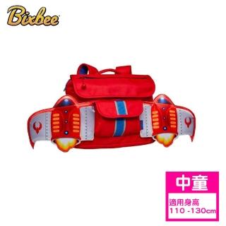 【美國Bixbee】飛飛童趣系列火鳥紅噴射機中童揹包