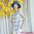 【RED HOUSE 蕾赫斯】氣質蕾絲印花上衣(白色)