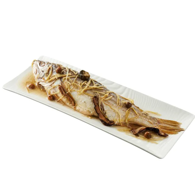 【巨廚】拜拜 三牲套組(香薑樹子清蒸整尾鱸魚＋古法秘醃鹹豬肉300公克＋黑蒜烏骨全雞2300公克)