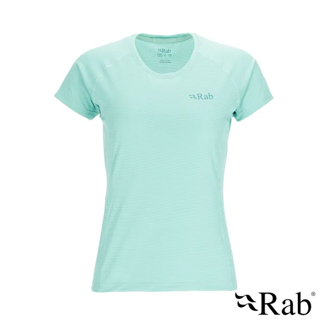 【RAB】Sonic Tee Wmns 短袖透氣排汗衣 女款 融冰 #QBL02