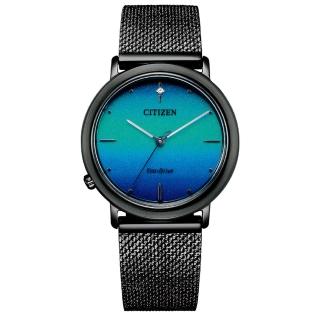 【CITIZEN 星辰】限量L系列Ambiluna解構自然之美仿生學腕錶34mm(EM1005-42L 附米蘭錶帶)