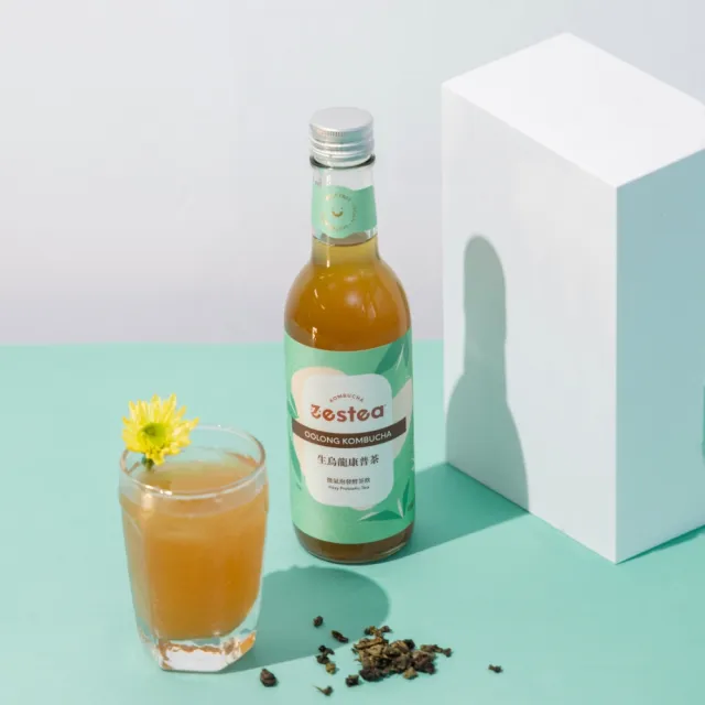 【Zestea Kombucha】經典原味組合 300ML*12瓶(無添加、富含益生菌)