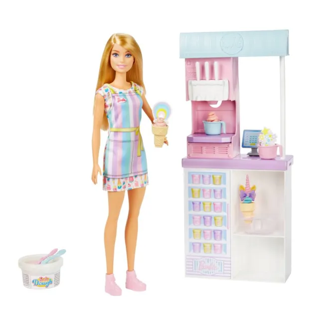 【Barbie 芭比】冰淇淋店組合