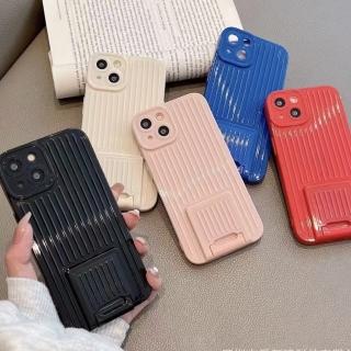 【LOYALTY】iPhone13/13Pro/13ProMax行李箱拉桿支架鏡頭保護手機殼 5色