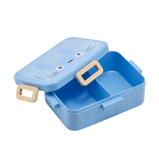 【日系簡約】日本製  宮崎駿吉卜力藍色龍貓 便當盒 保鮮餐盒 抗菌加工Ag+ 650ML(日本境內版)