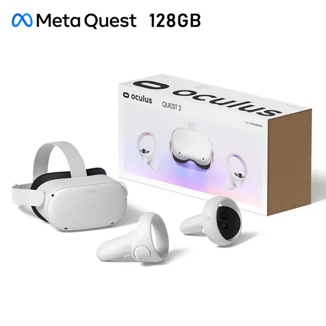 Meta Quest】Oculus Quest 2 VR 頭戴式裝置元宇宙/虛擬實境推薦(128GB