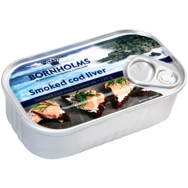 【Bornholm】鱈魚肝罐(120g/罐)