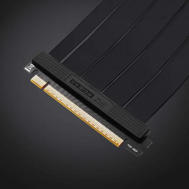 【EZDIY-FAB】PCIE Gen4 16x材質柔軟 超高速 4.0單排延長排線-20cm 90度(4.0顯卡延長線)