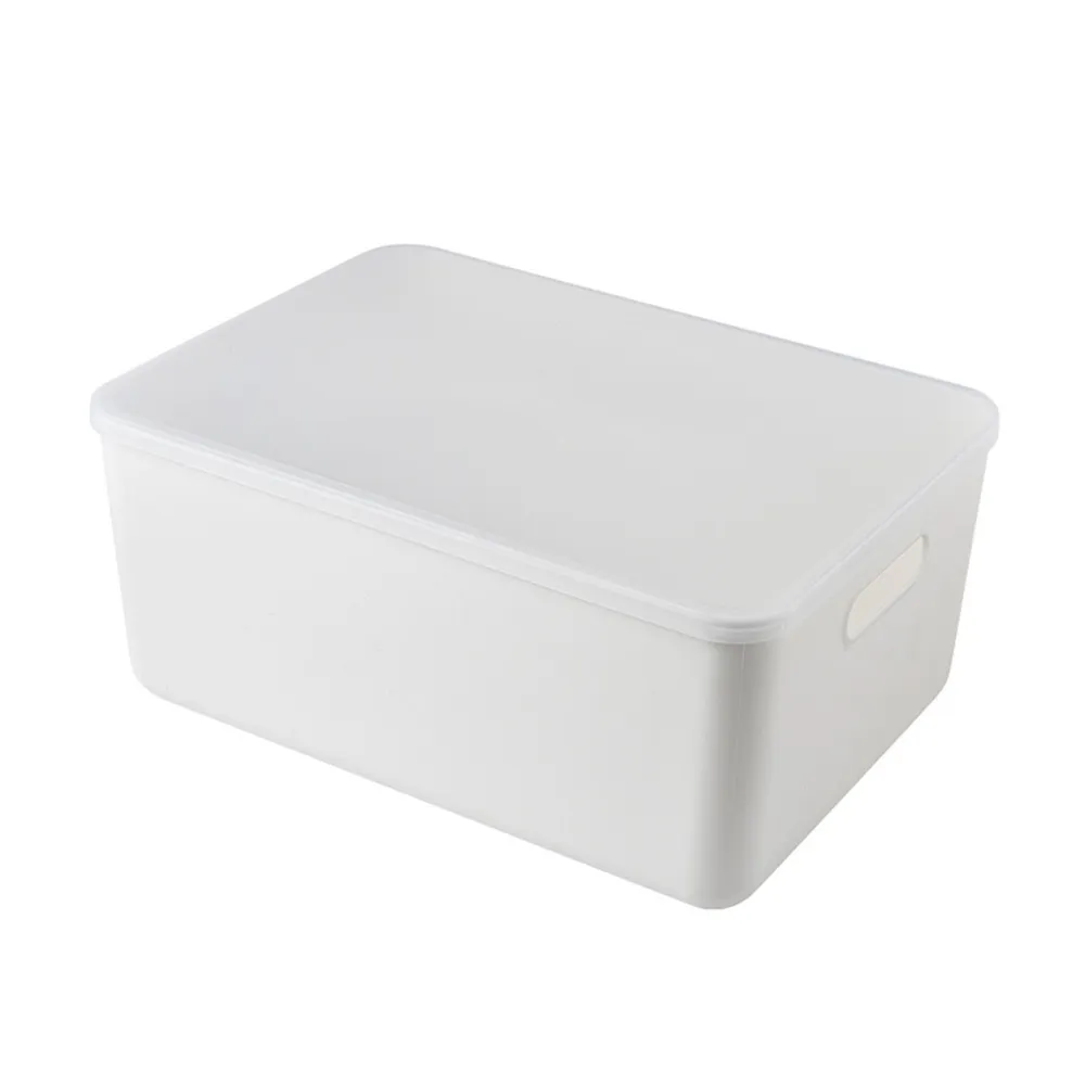 【收納部屋】帶蓋防塵日式收納盒4號-7入組(收納箱 整理箱 收納籃)