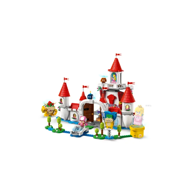 【LEGO 樂高】超級瑪利歐系列 71408 碧姬公主城堡(庫巴 城堡積木 禮物 居家擺設)