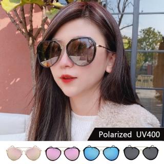 【SUNS】Polarized偏光太陽眼鏡 時尚飛行員款韓版墨鏡 S133(防眩光/男女適用/輕盈材質/抗UV400)