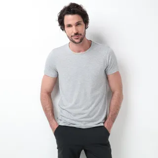 【JORDON 橋登】吸濕快乾圓領短T恤(速乾/透氣/彈性/親膚/男上衣)