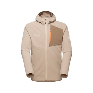 【Mammut 長毛象】Madris Light ML Hooded Jacket Men 防風刷毛連帽外套 野生棕 男款 #1014-03840