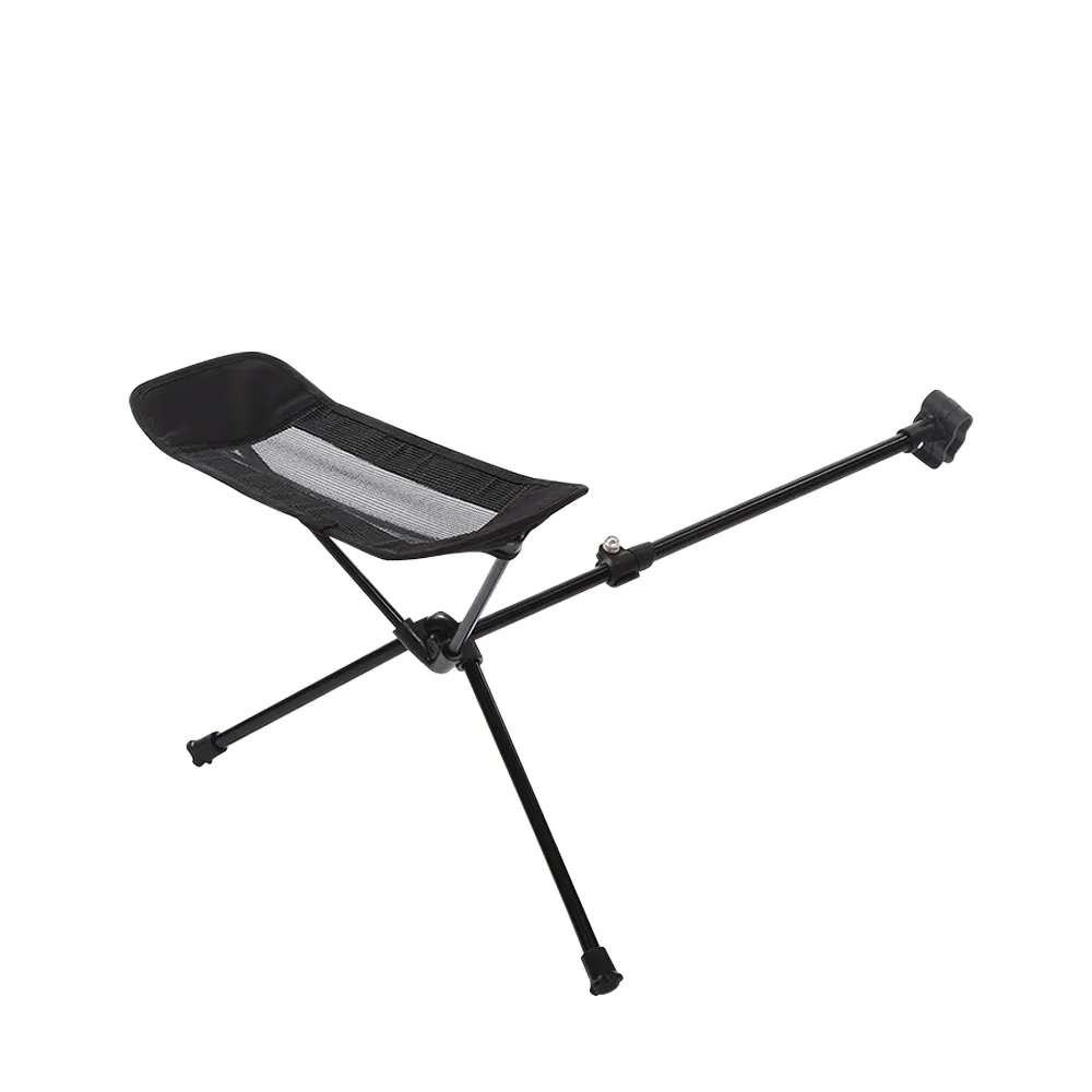 【Mont.Camp】露營椅專用可伸縮舒適腳托/腳墊支架(黑色)