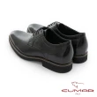【CUMAR】商務菁英 俐落簡約輕量大底紳士鞋(黑色)