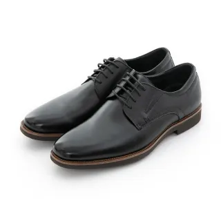 【bac】商務菁英 極簡綁帶輕量紳士鞋(黑色)