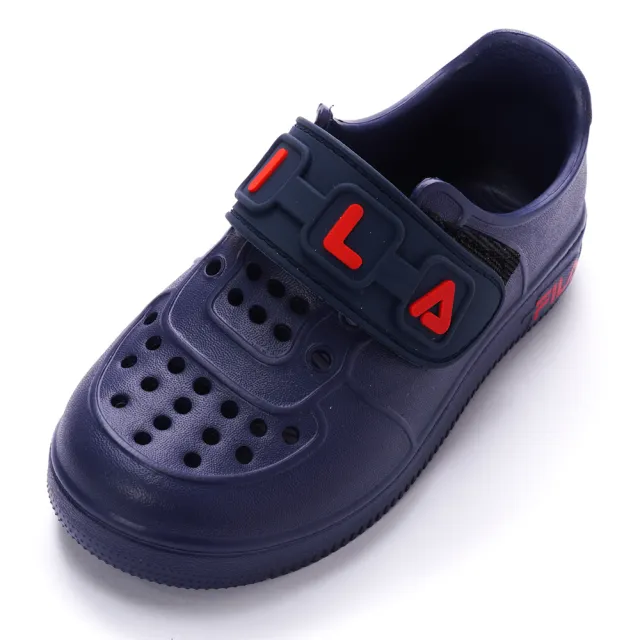 【FILA】KIDS 輕量便鞋 童鞋 中童鞋 洞洞鞋 涼鞋 水鞋 雨鞋(7-C851W-110 / 332 / 336 / 551 四色任選)