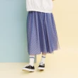 【Dailo】清新感格紋網紗-女長裙 格紋 藍 黑(二色/魅力商品/版型適中)