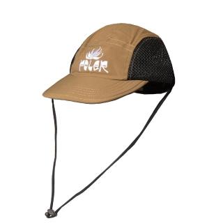 【POLER STUFF】日本限定 2WAY DRAWCORD SURF CAP 風格戶外穿搭老爹帽 / 防曬透氣五片帽(沙漠色)