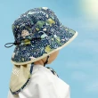 【Midou Kids米朵】寶寶幼兒輕量速乾防曬漁夫帽(兒童遮脖防曬帽 兒童漁夫帽 寶寶遮陽帽)