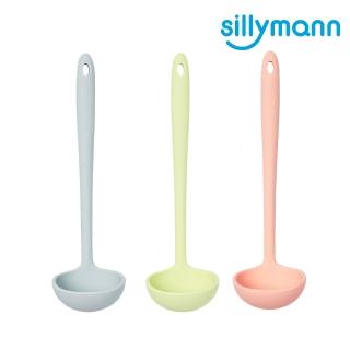 【韓國sillymann】時尚莫蘭迪100%鉑金矽膠湯勺(鉑金矽膠可進洗碗機高溫清潔可沸水消毒)