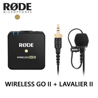 【RODE】WIRELESS GO II 一對二微型無線麥克風 + LAVALIER II 二代 領夾麥克風(正成公司貨)