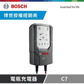 【BOSCH 博世】官方 智慧型脈衝式C7電池電瓶充電器(適用汽車機車 EFB AGM電瓶 電瓶轉換器)